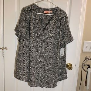 Evri Leopard Print Blouse